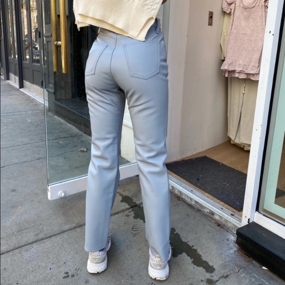 AGOLDE Recycled Leather 90s Pinch Waist Pants - Picture 6 of 6